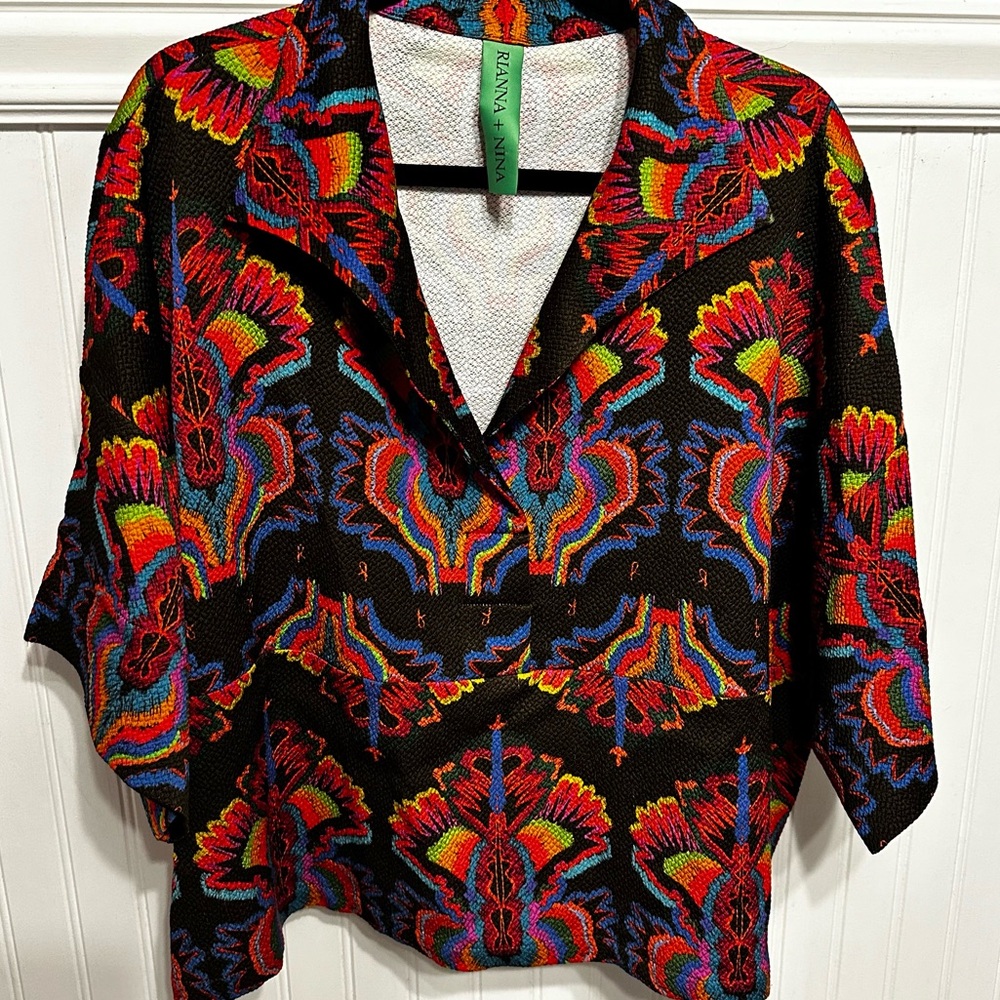 Rianna + Nina patterned shirt